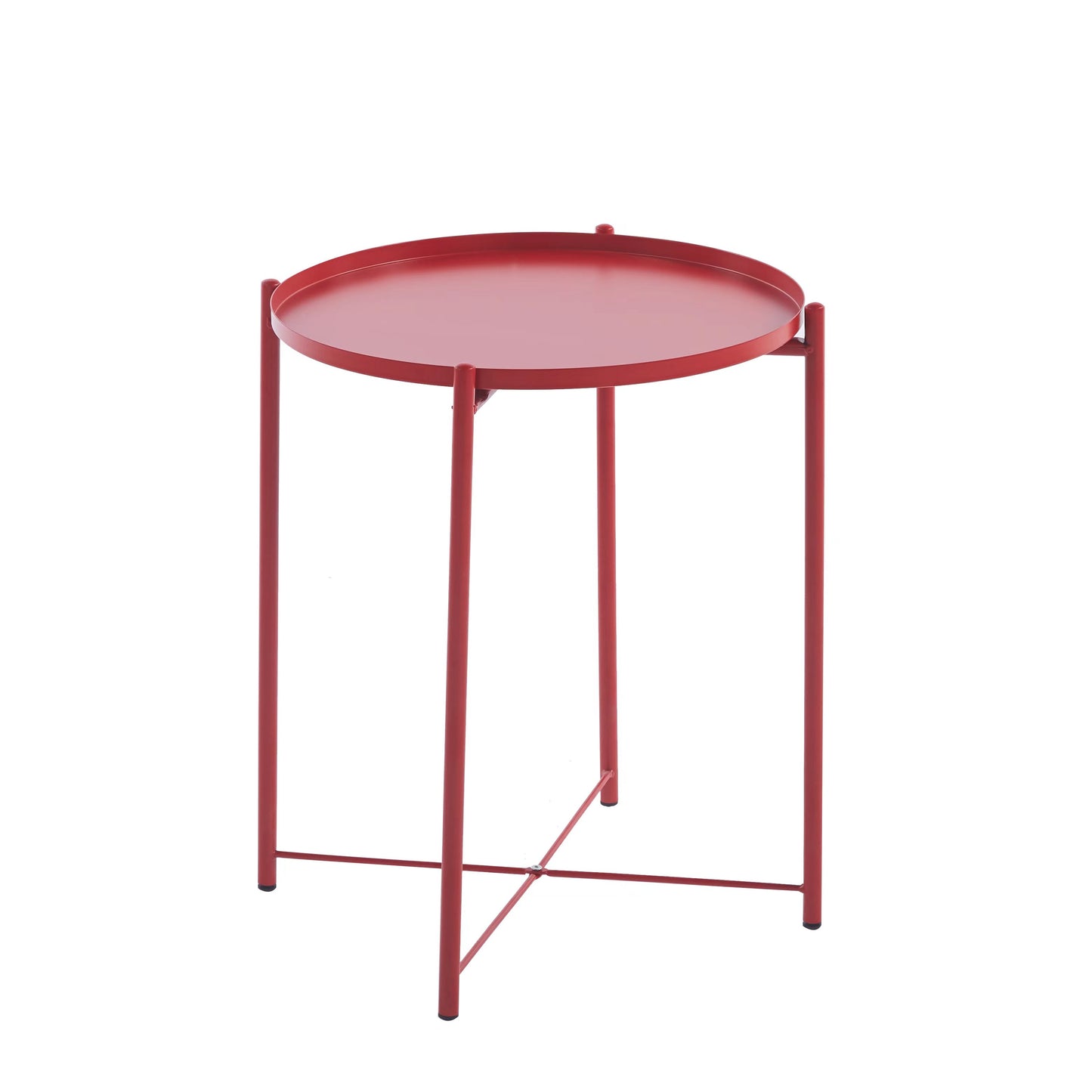 1 Tier Colourful Metal Round Side Table / Tray Table / Coffee Table
