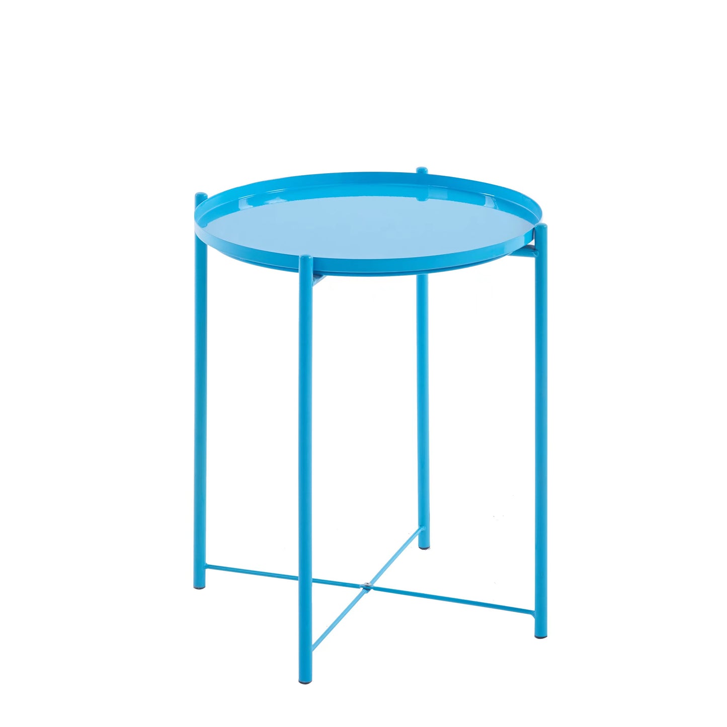1 Tier Colourful Metal Round Side Table / Tray Table / Coffee Table