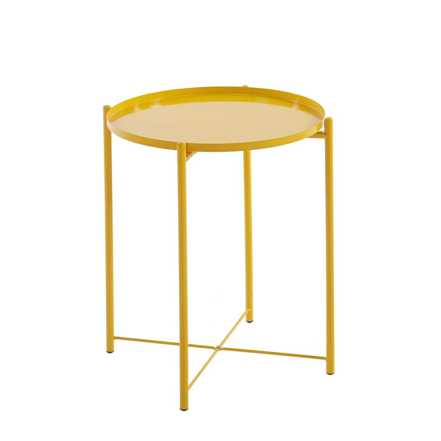1 Tier Colourful Metal Round Side Table / Tray Table / Coffee Table